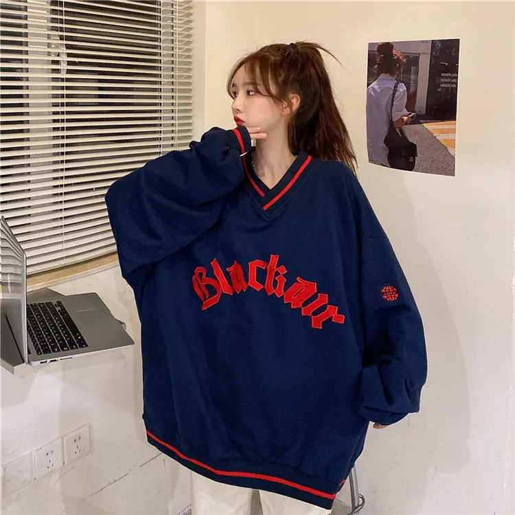 Title 3, Dames Letter Fleece Colorblock Baseballjack V-h...