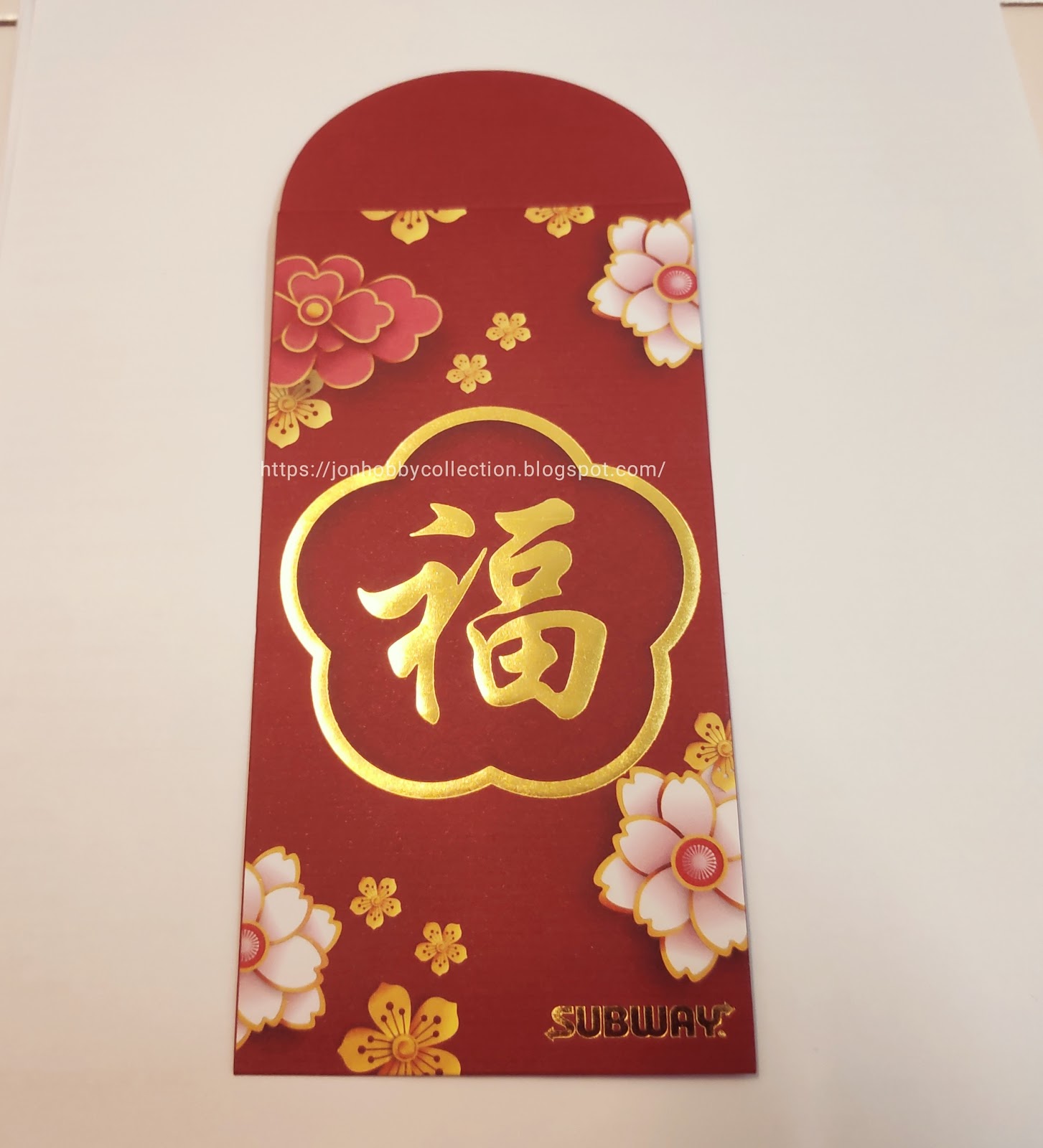 This is a beautiful subway red packet