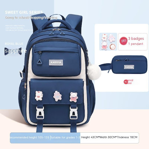 Navy Blue Small Pencil Case