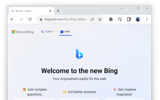 Bing AI for Chrome