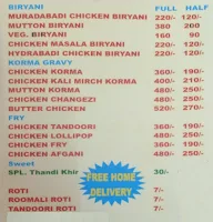 Hyderabadi & Muradabadi Chicken Corner menu 1