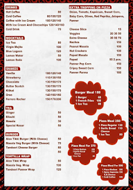 Jaipur Express menu 1