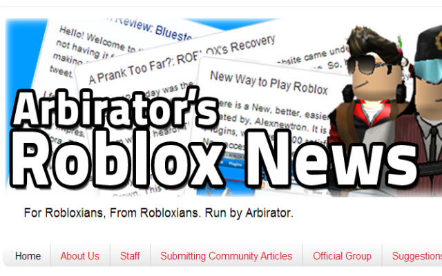 Roblox News chrome extension