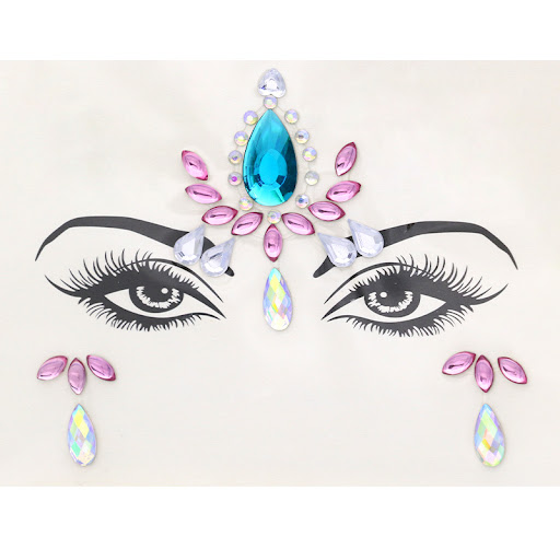 Title 1, Face Rhinestones for Stage Makeup Crystal Face ...