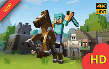 Minecraft Planet Wallpaper New Tab Theme small promo image