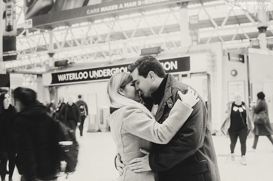 Bryllupsfotograf Liza Lobanova (lisalobanova). Bilde av 12 desember 2016
