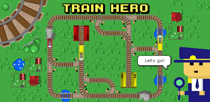 Trains puzzle - Railroads game Screenshot
