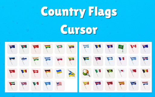 Country Flags Cursor - Custom Flag Cursor for Chrome Preview 1