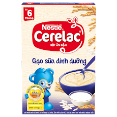 Bột ăn dặm Nestlé CERELAC Gạo lức trộn sữa - hộp 200g