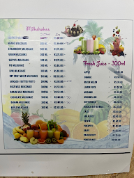 Green Village menu 1