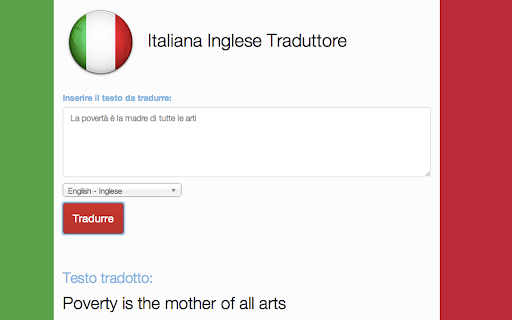 Italiana Inglese Traduttore Testo tradotto: Poverty mother 