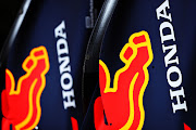 Honda branding on the Red Bull Racing RB15 in the pitlane during previews before the F1 Grand Prix of Germany at Hockenheimring on July 25 2019.