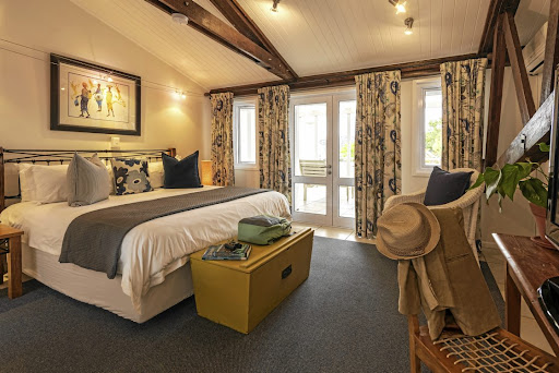 A luxury loft room at The Lofts Boutique Hotel.