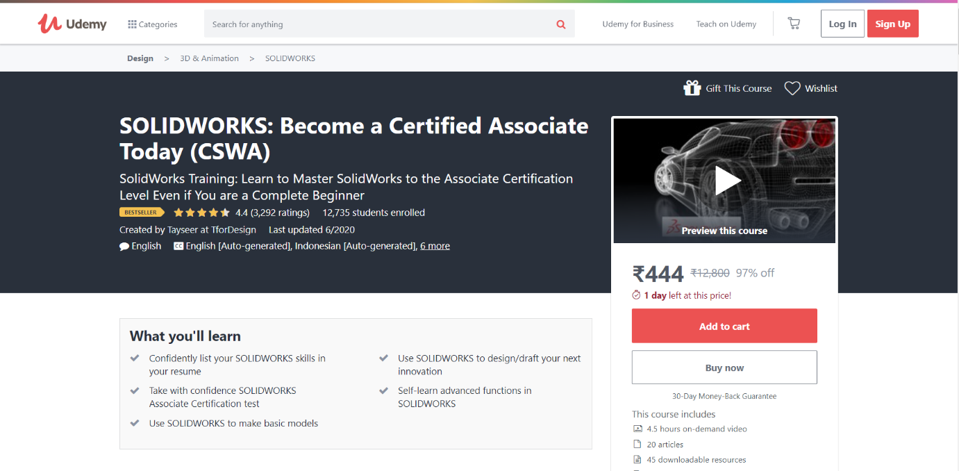 SOLIDWORKS: Become a Certified Associate Today (CSWA)