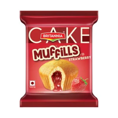 Britannia Strawberry Muffills 35 Gm