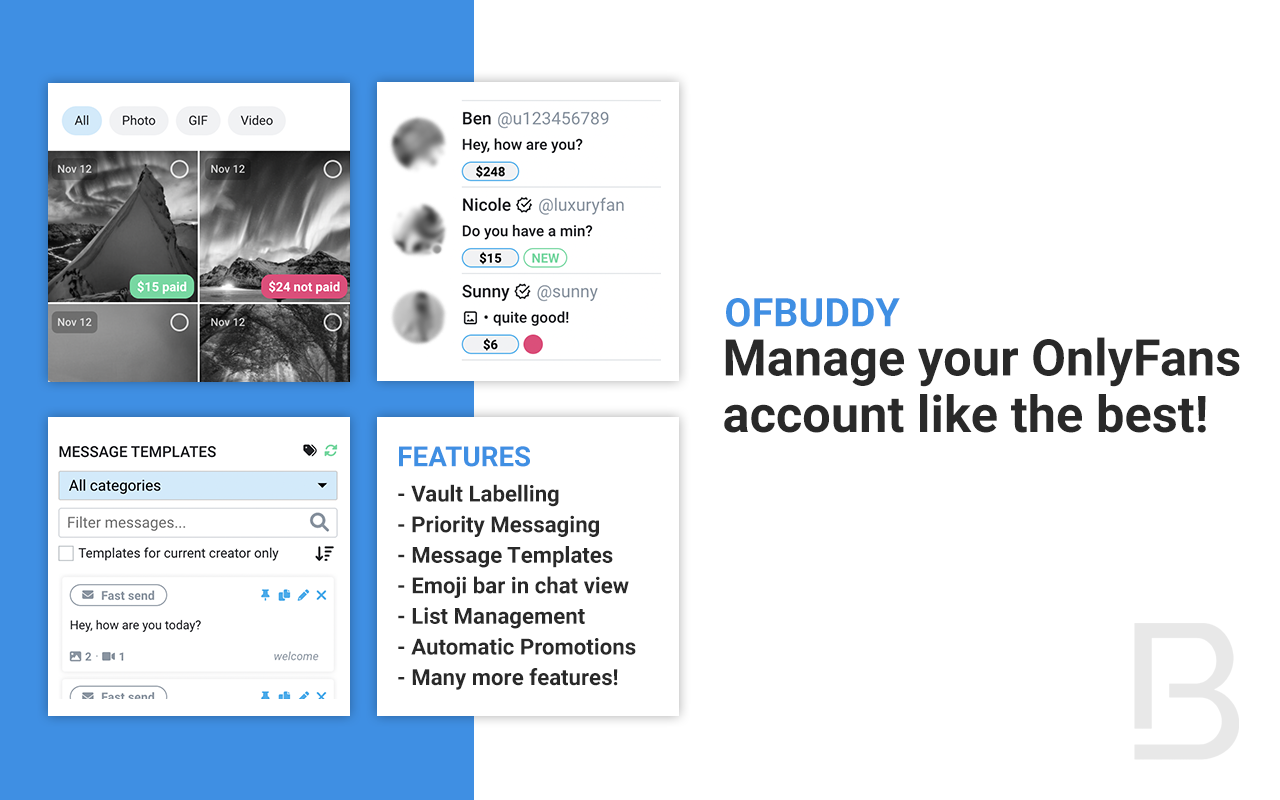 OFBuddy - for OnlyFans Creators Preview image 0