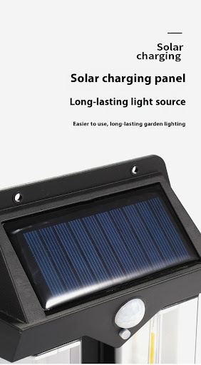 Title 2, Solar Outdoor Yard Lamp, Household Wall Decor, ...
