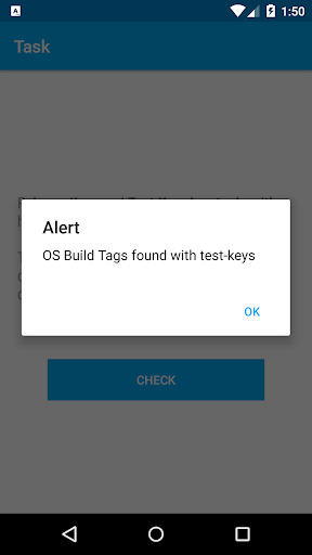 Release-Keys and Test-Keys detection