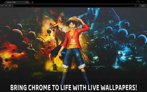 D. Luffy Showy Live Wallpaper