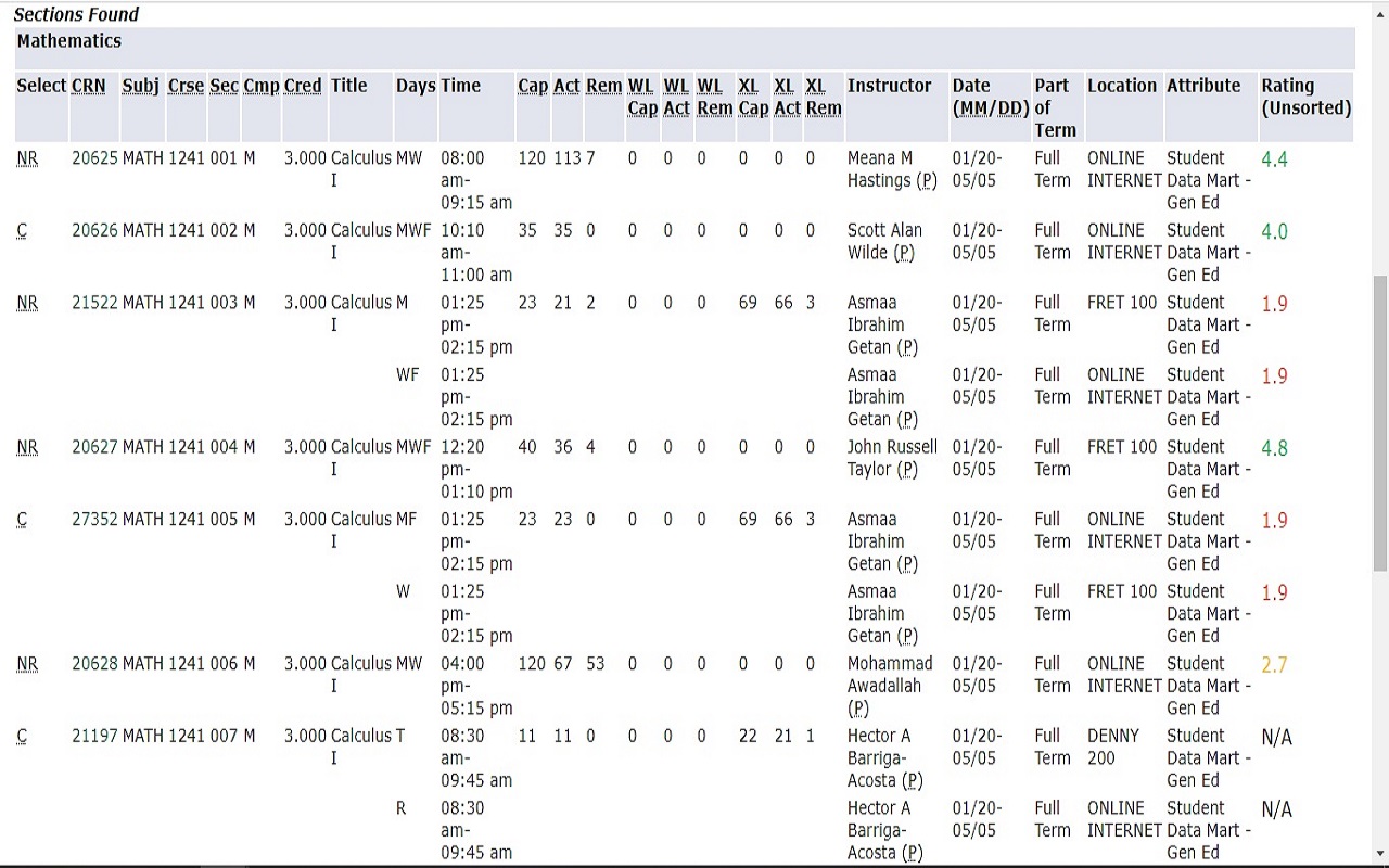 UNCC Rate My Professor Preview image 0