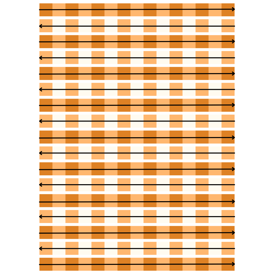 seam direction gingham quilt pattern