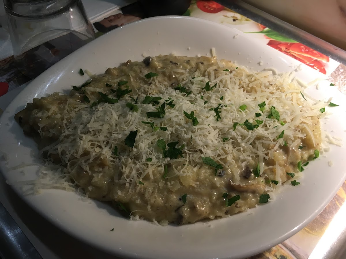 Gf mushroom risotto