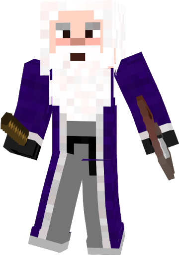 10 thousand year old Wizard Minecraft Skin