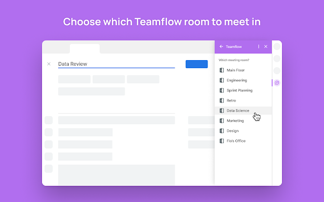 Teamflow Meeting Add-on screenshot 1