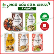 Ngũ Cốc Giảm Cân Ăn Sáng Ăn Kiêng Vị Hoa Quả Trái Cây Mix Sữa Chua Sấy Khô Siêu Ngon Befresco (300G)