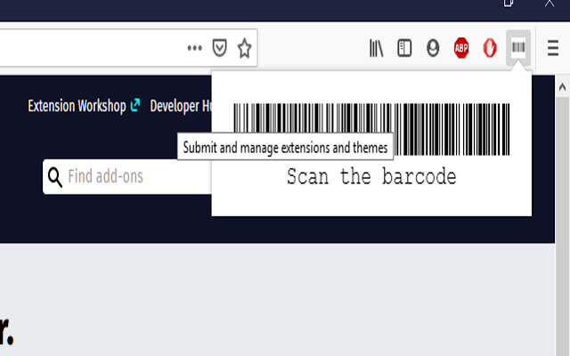 URL to Barcode chrome extension