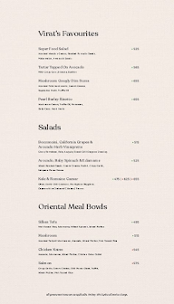 One8 Commune menu 4