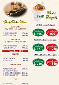 HOTEL STAR Biryani menu 4