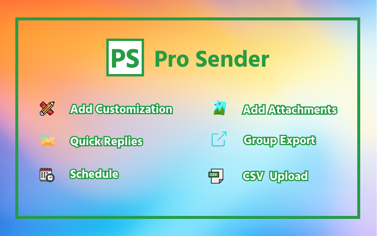 Pro Sender -Message Sender Preview image 5