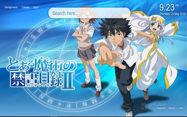 Toaru Majutsu no Index Wallpapers New Tab