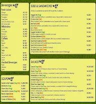 The Grub Hub menu 1