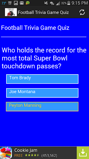 Football Trivia Game Quiz