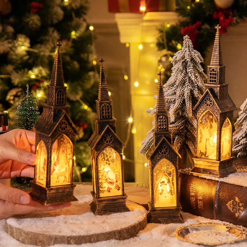 Decoratieve stormlantaarn Lichtgevende huisdecoratie Creatief Verlicht je huis met deze unieke lantaarn en creëer een gezellige en warme sfeer.
