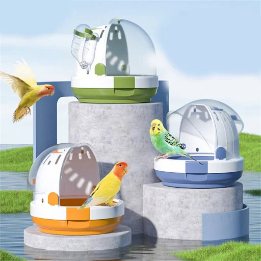 Portable Clear Bird Parrots Transport Cage Window Collapsible Bag