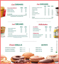 Krispy Kreme menu 1