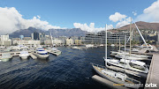 The V&A Marina as it appears in the new Orbx package for Microsoft Flight SImulator.