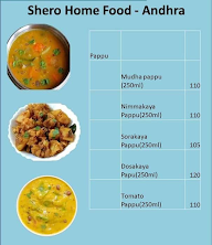 Shero Home Food - Andhra menu 1