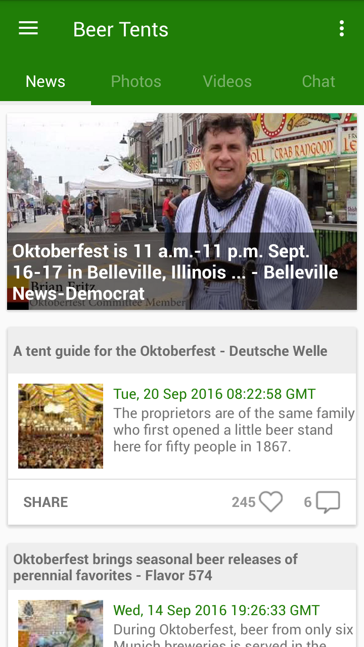 Oktoberfest News Screen 3
