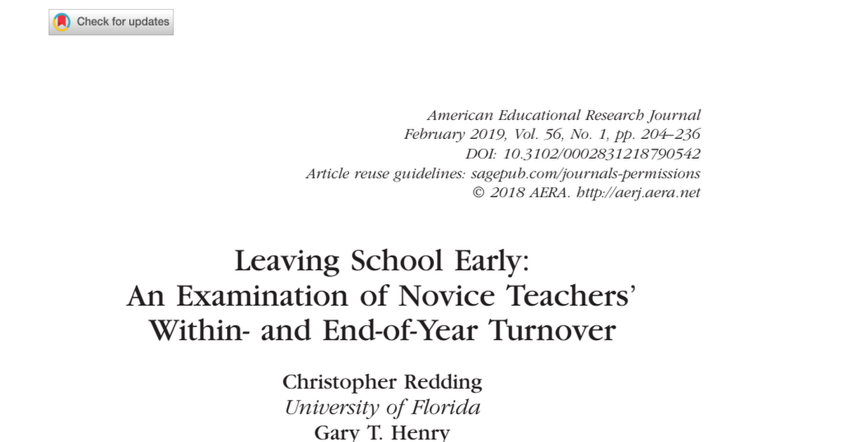 AERA Leaving School Early Novice Teachers.pdf