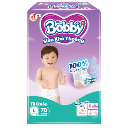 Tã quần Bobby L70 miếng