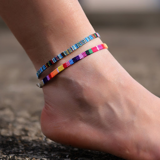 Title 6, Chain Bohemian Color Ankle Bracelet String Hand...