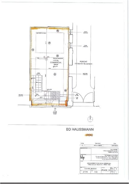 Location  locaux professionnels  103 m² à Paris 8ème (75008), 5 000 €