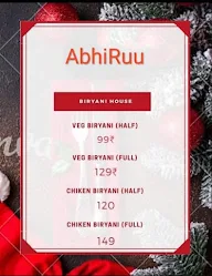 Abhiruu menu 1