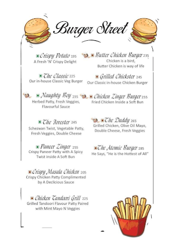 Delicate Delights menu 