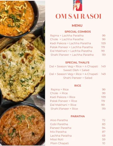 Om Sai Rasoi menu 