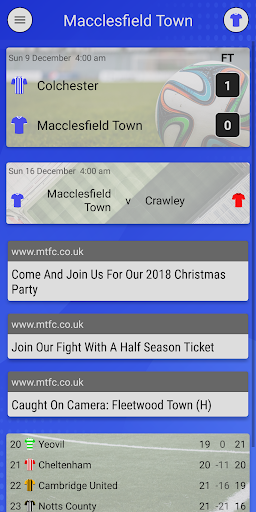 EFN - Unofficial Macclesfield Town Football News